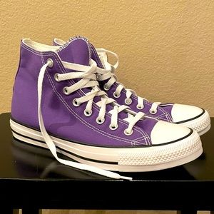 High-Top Purple Chuck Taylor Converse